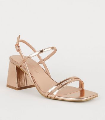 gold 2 strap sandals