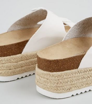 Flatform on sale espadrille sliders