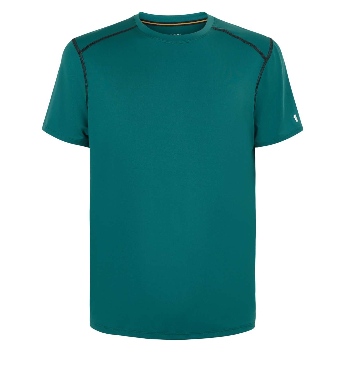 Teal Short Sleeve Sports T-Shirt Image 4