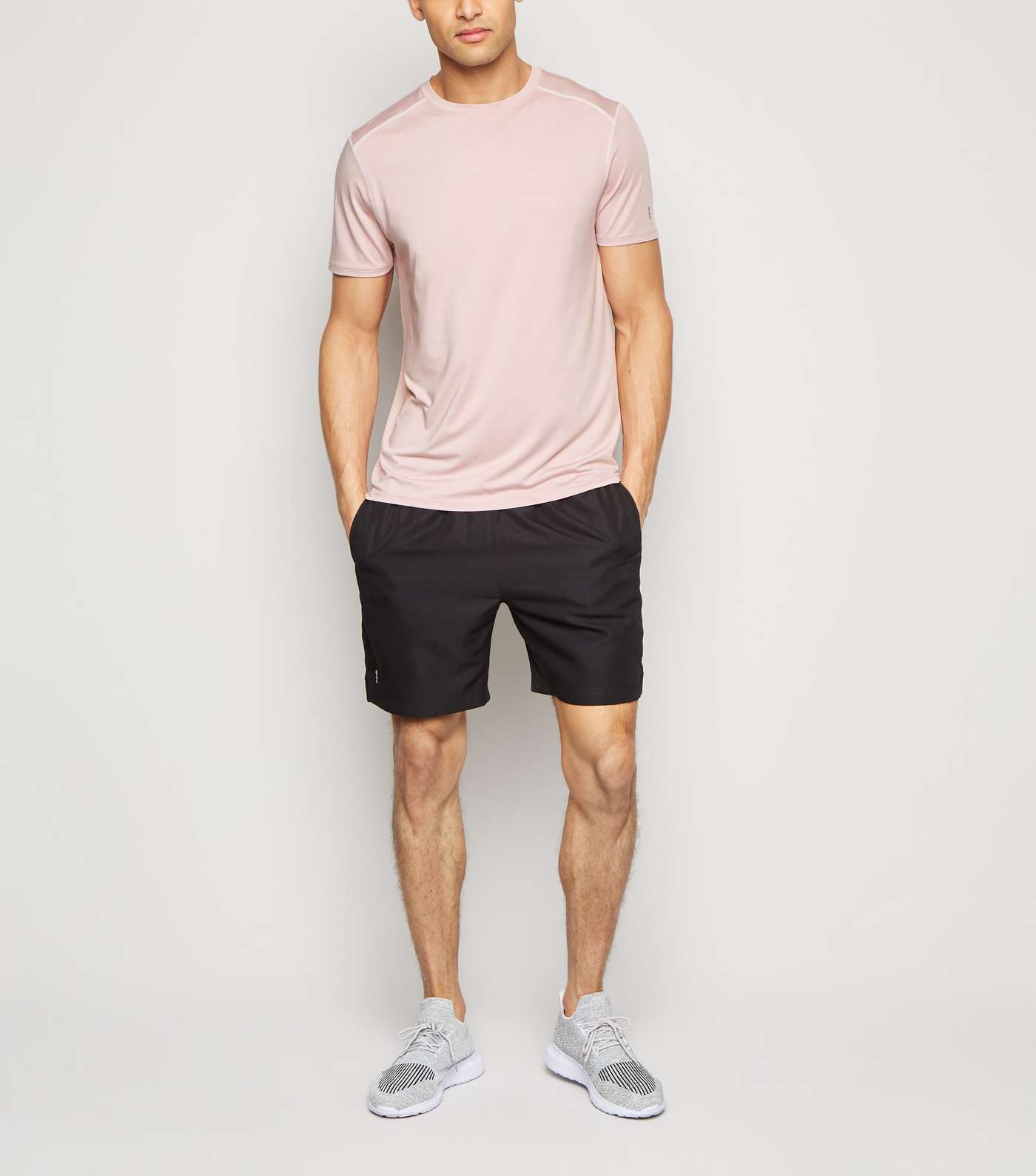 Pink Short Sleeve Sports T-Shirt Image 2