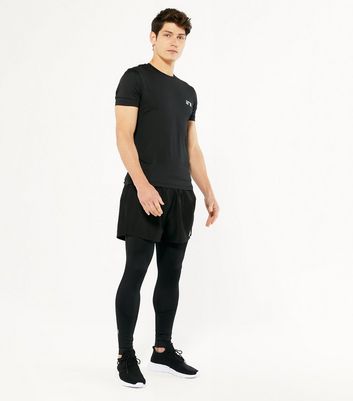 Black Slim Fit Sports Leggings | New Look