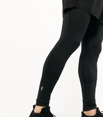 Black Slim Fit Sports Leggings | New Look