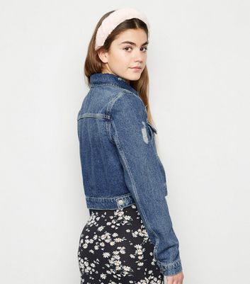 New look outlet girls denim jacket