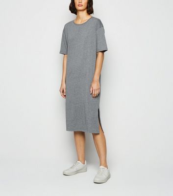 Noisy May Grey Jersey Midi Dress | New Look