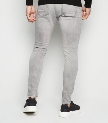 light grey ripped skinny jeans