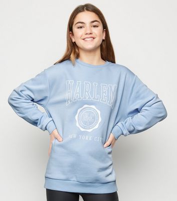 pale blue sweatshirt ladies