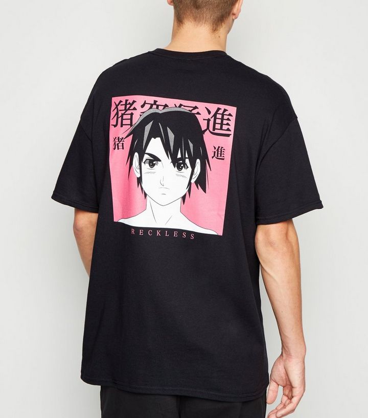Anime Black Shirt - roblox anime tee shirts