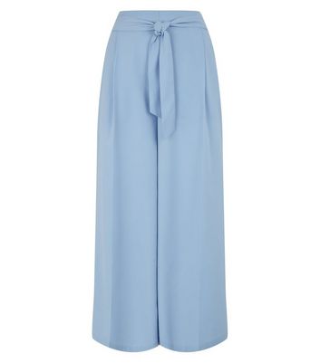 Pale blue sale cropped trousers