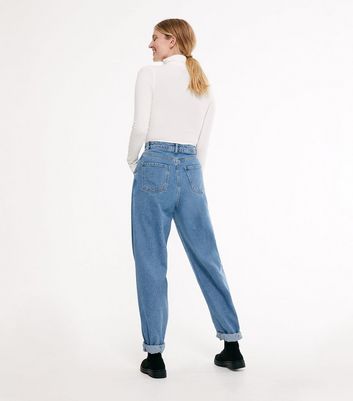 Tall Blue Slouch Nia Balloon Leg Jeans 