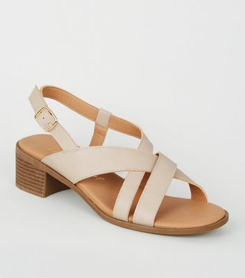 Raid Be Mine Wide Fit Monika Heeled Sandal - Cream | very.co.uk