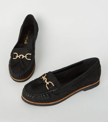 new look wide fit loafers