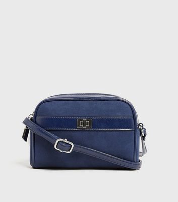 Navy handbags cheap new look