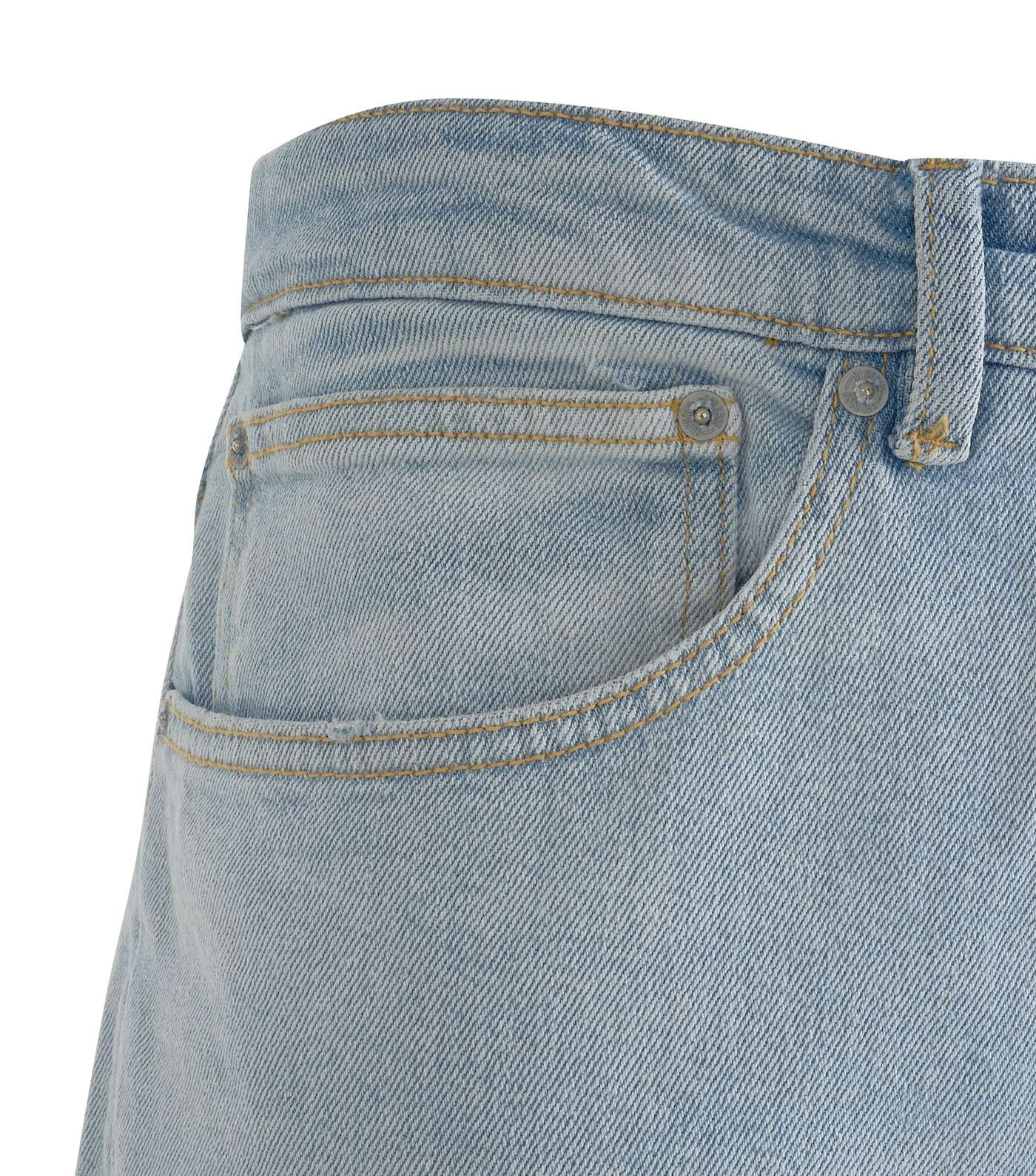 Plus Size Pale Blue Washed Slim Leg Jeans Image 3