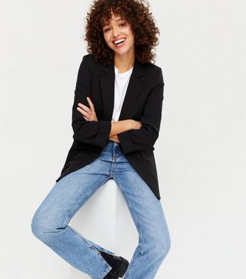 blazer noire femme