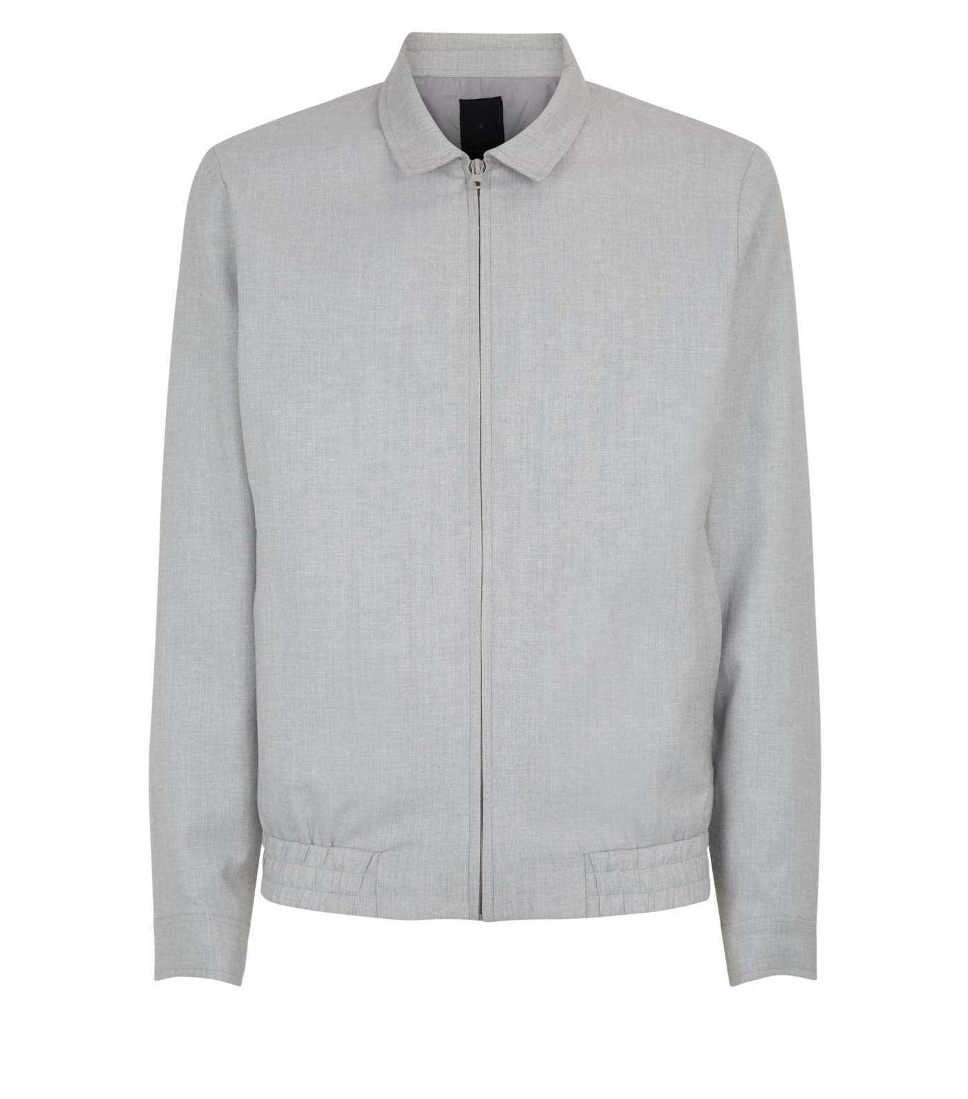 Pale Grey Zip Up Lightweight Jacket