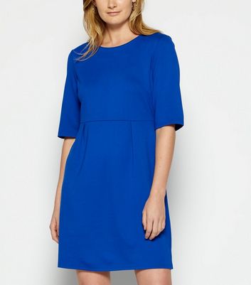 bright blue cocktail dress