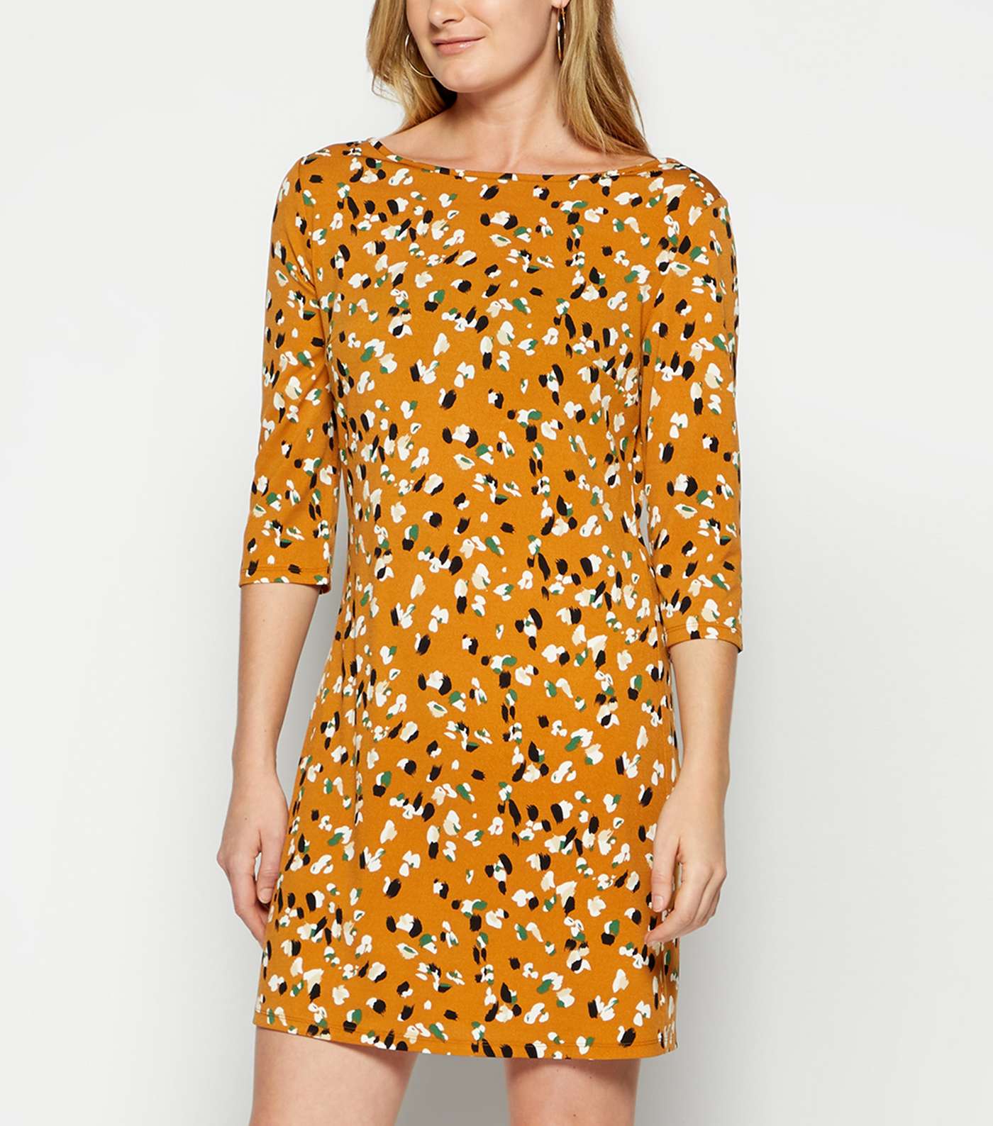 StylistPick Orange Animal Print Dress