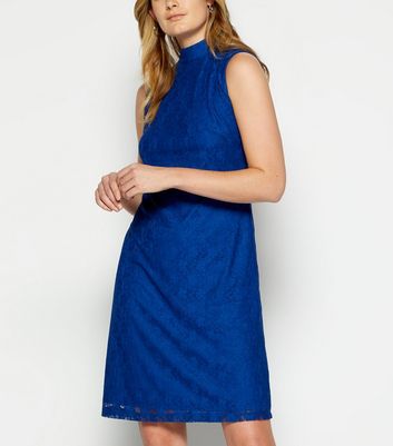 new look blue lace dress