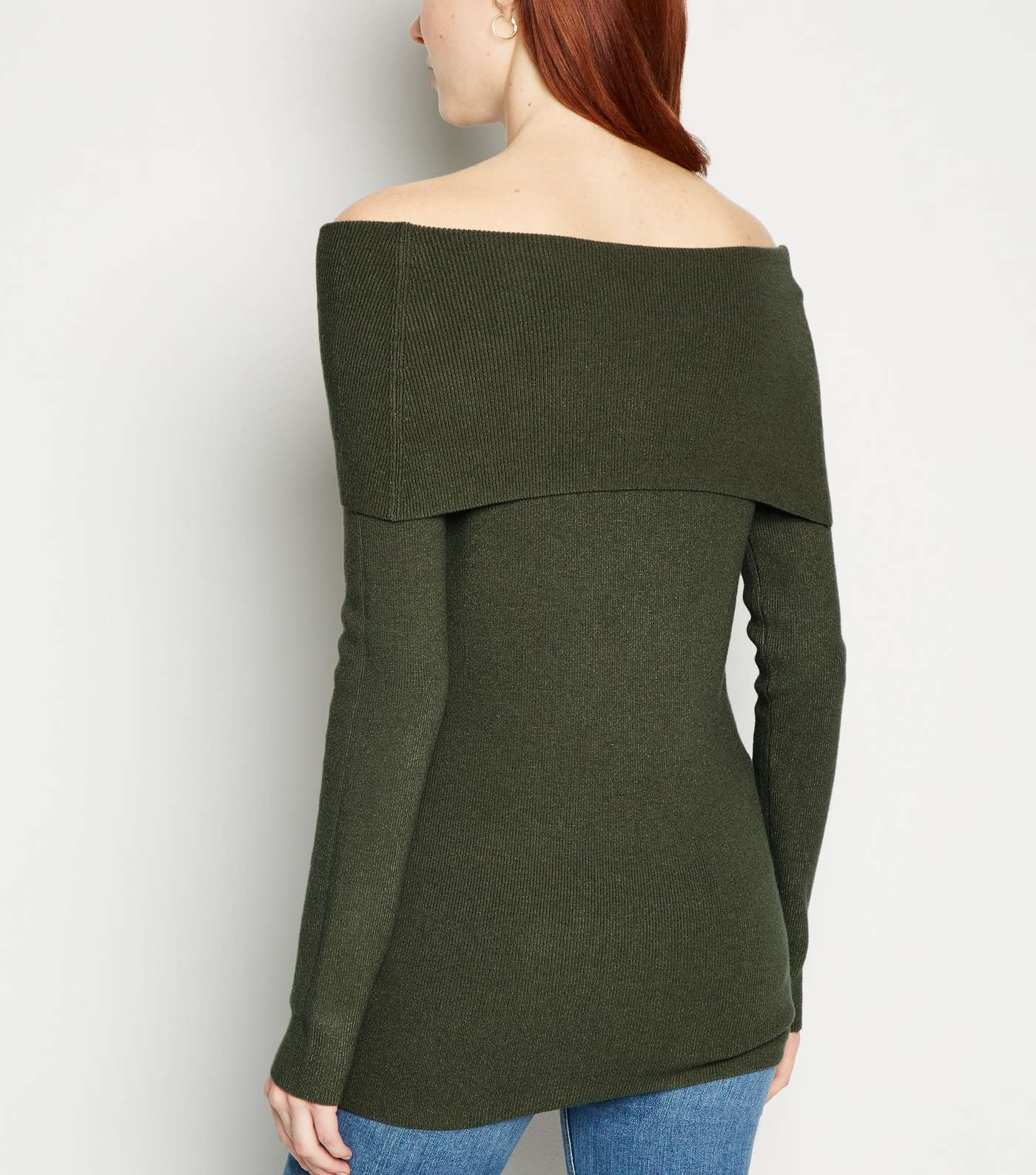 Apricot Green Roll Neck Long Sleeve Jumper Image 3