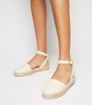 new look white espadrilles