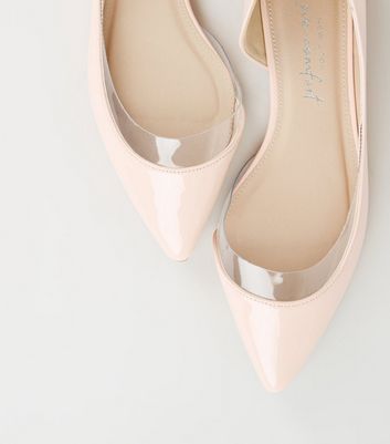 Clear pink hot sale pumps