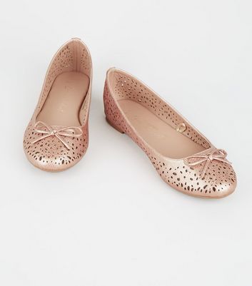 laser cut ballet pumps