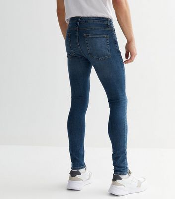 Skinny Jeans Spray On Blue Jeans Blue Spray On Skinny Jeans New Look