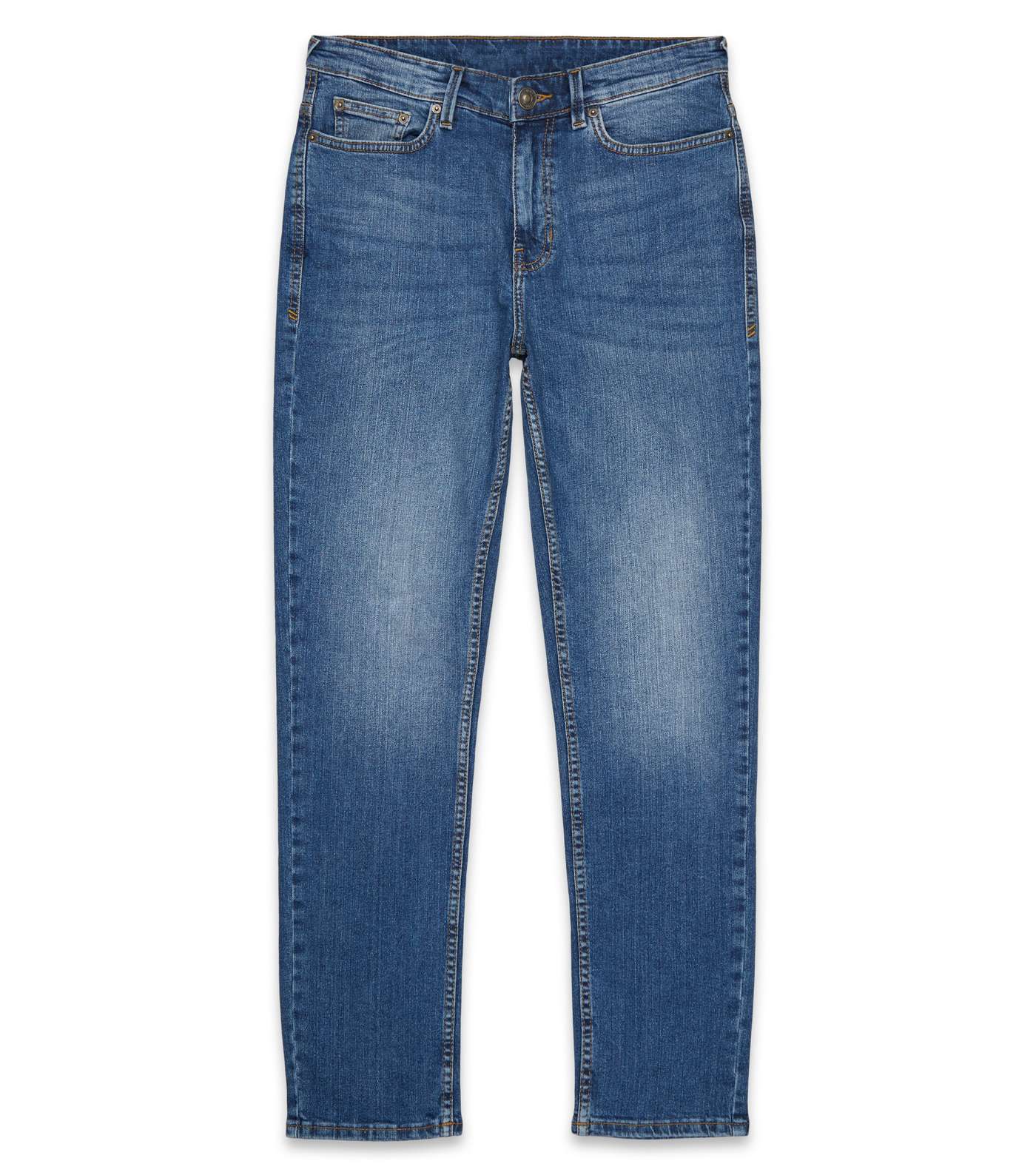 Blue Slim Stretch Jeans Image 6