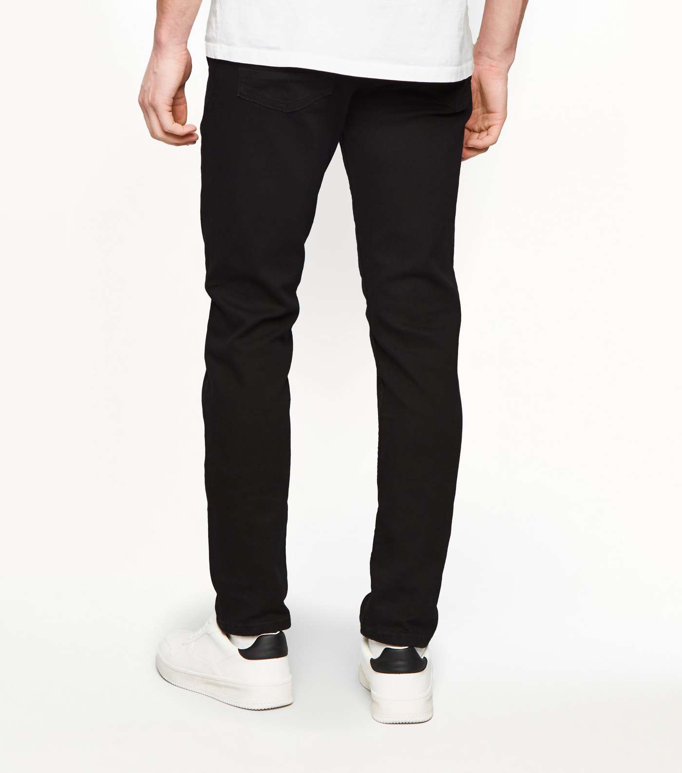 Black Slim Stretch Jeans Image 3