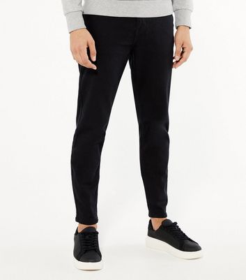 Image of Black Tapered Leg Jeans New Look