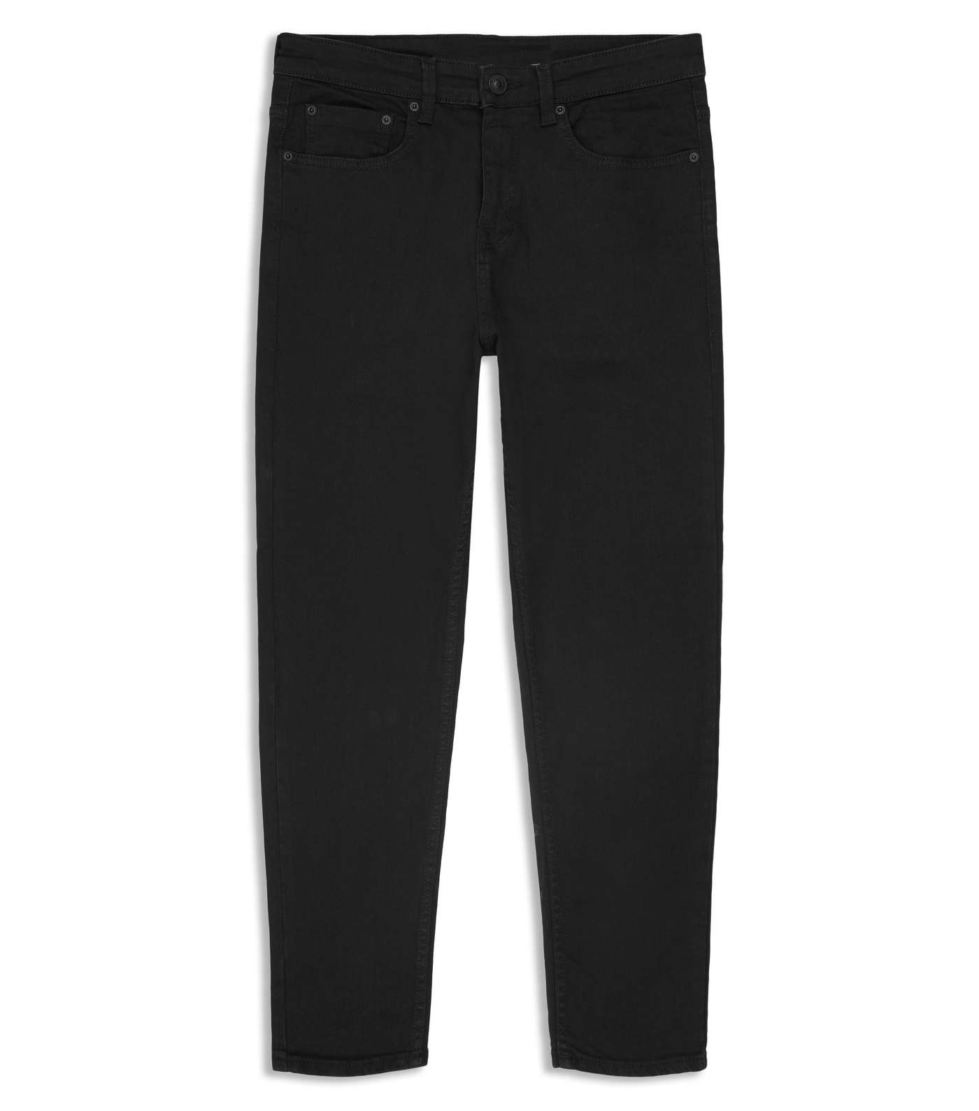 Black Tapered Leg Jeans Image 5