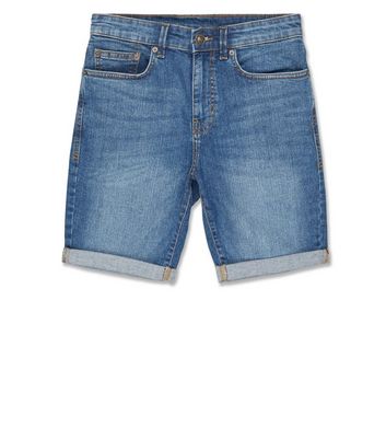 new look mens jean shorts