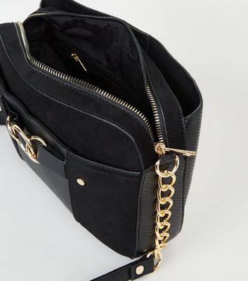 Sac shop suedine noir