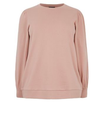 new look pink sweatshirt