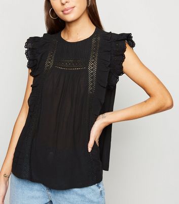 new look crochet top