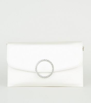 Clutch white hot sale