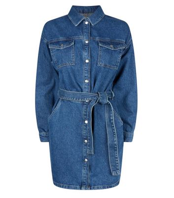 robe chemise en jean