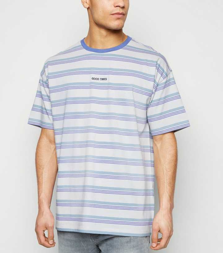 new look mens striped t shirt