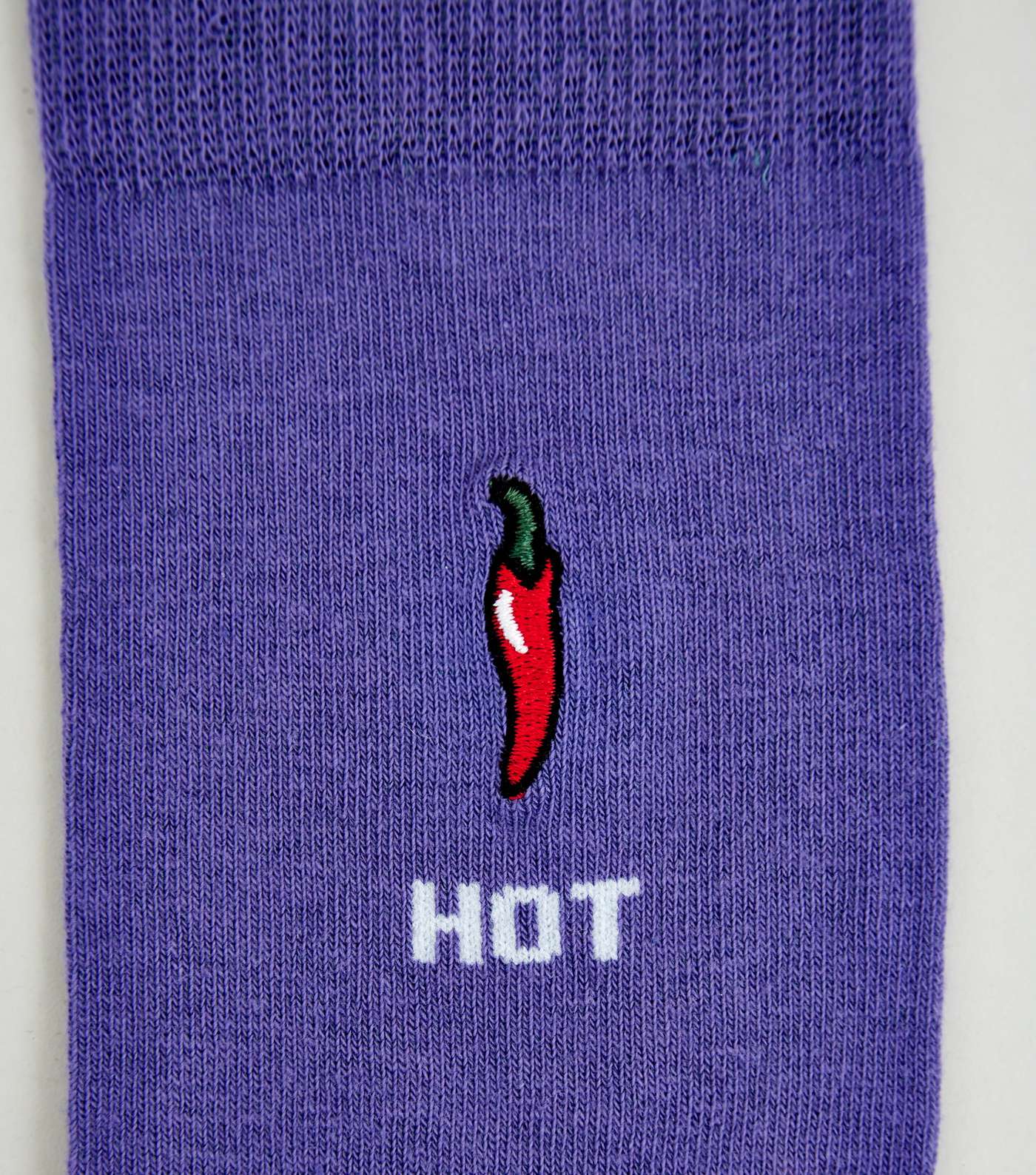 Purple Hot Chilli Slogan Socks Image 2