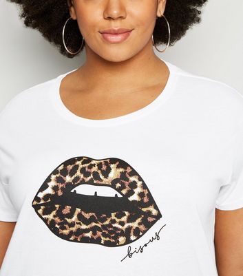 leopard lips t shirt