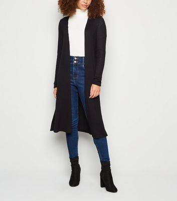 new look longline cardigan