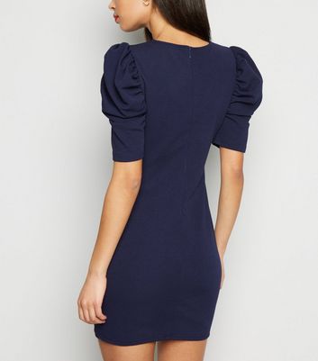 navy bodycon dress
