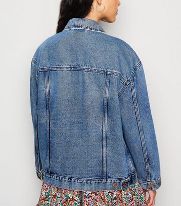 new look plus size denim jacket