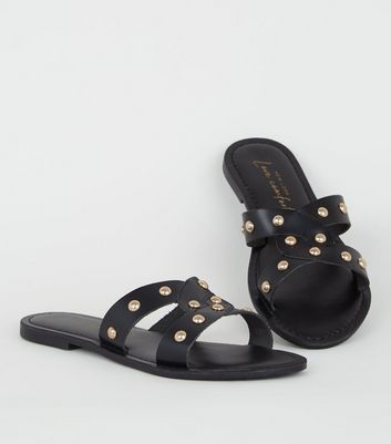 Studded sliders hot sale