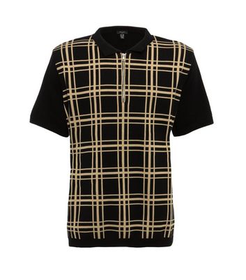 checkered polo shirt
