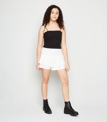 White skort outlet new look