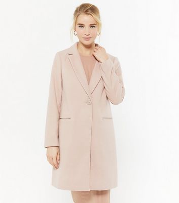 pink long coat uk