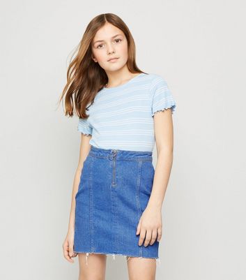 New look hot sale girls denim skirt