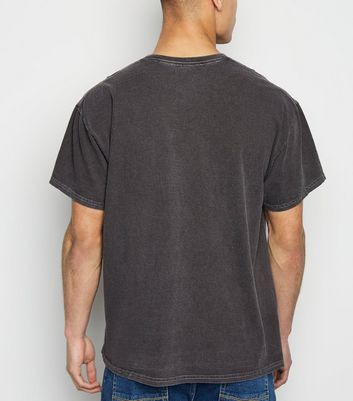 Image of Dark Grey Horse Texas Slogan T-Shirt New Look