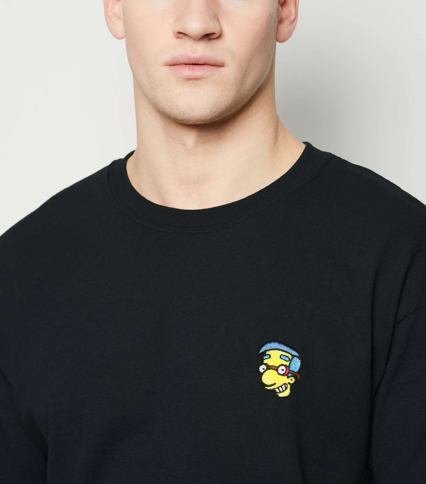 Black The Simpsons Milhouse T-Shirt Image 5